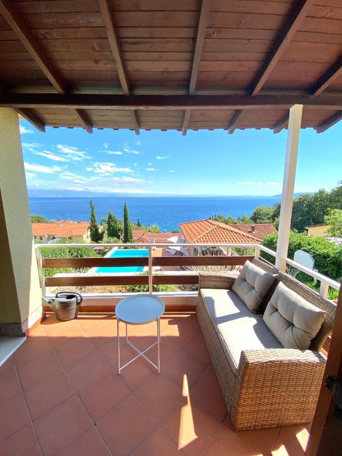 Villa Lovran - 150M To The Beach - Infinity Pool - Incredible Sea View - Fitness Room Exterior foto